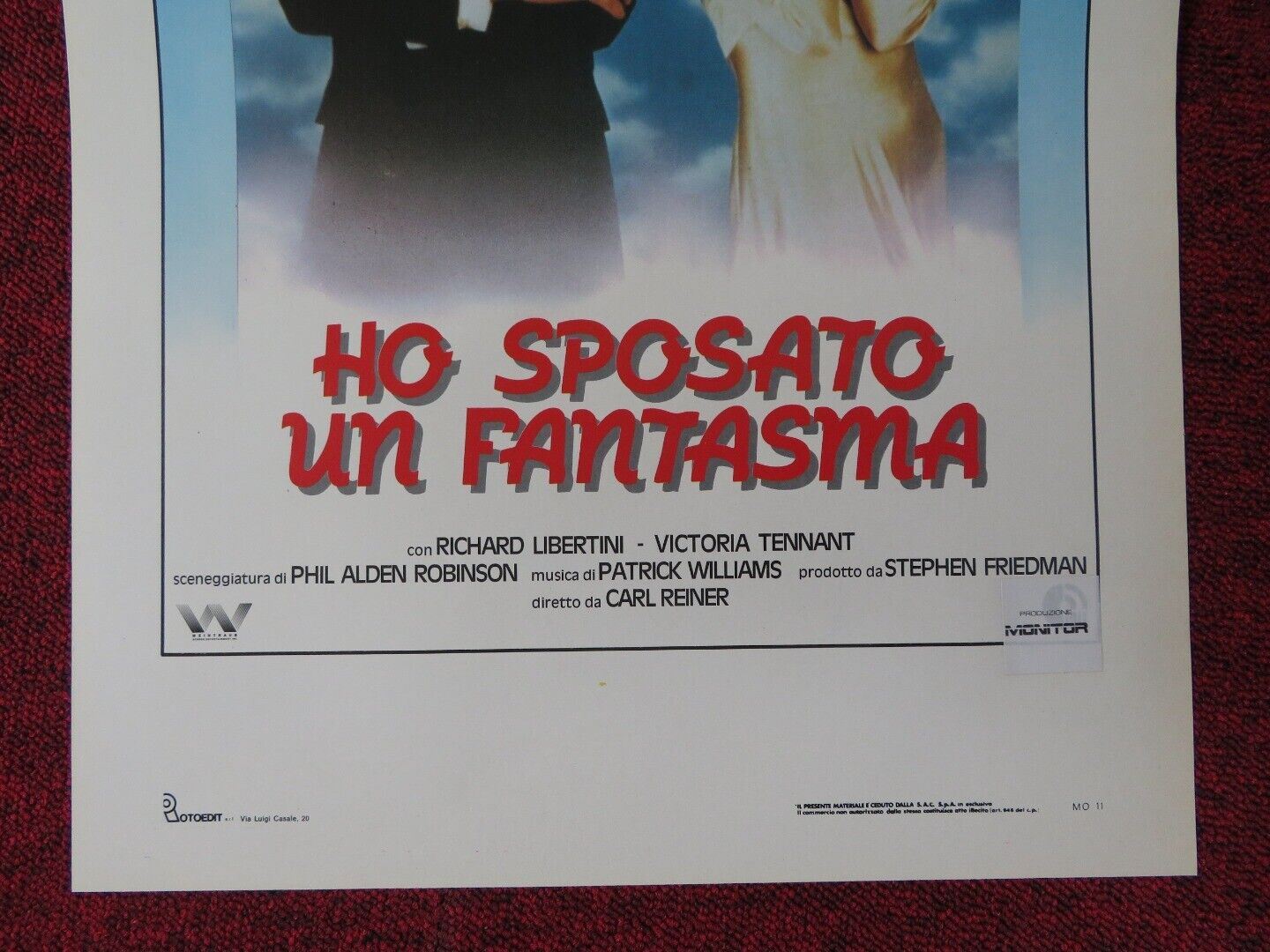 ALL OF ME ITALIAN LOCANDINA (27.5"x13") POSTER STEVE MARTIN LILY TOMLIN 1984