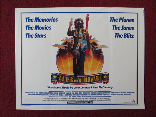 ALL THIS AND WORLD WAR II US HALF SHEET (22"x 28") POSTER LENNON MCCARTNEY 1976 - Rendezvous Cinema