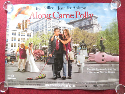 ALONG CAME POLLY UK QUAD ROLLED POSTER BEN STILLER JENNIFER ANISTON 2004