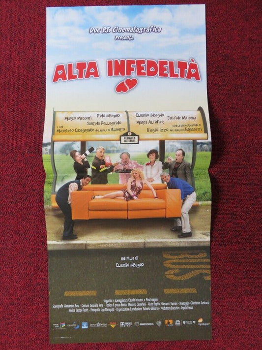 ALTA INFEDELTA  ITALIAN LOCANDINA (26.5"x12.5") POSTER PINO INSEGNO 2010