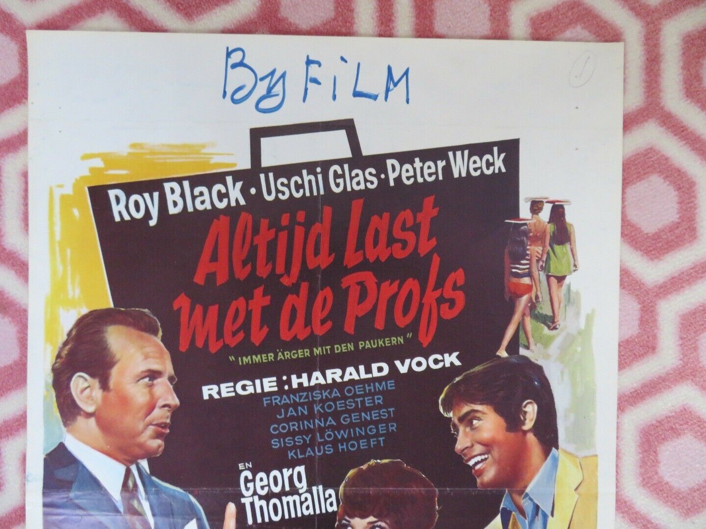 ALTIJD LAST MET DE PROFS BELGIUM (21"x14") POSTER ROY BLACK 1968