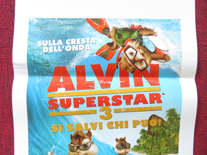 ALVIN AND THE CHIPMUNKS: CHIPWRECKED ITALIAN LOCANDINA POSTER JASON LEE 2011