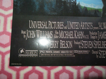 ALWAYS US ONE SHEET POSTER SPIELBERG J.GOODMAN R.DREYFUSS H.HUNTER 1989