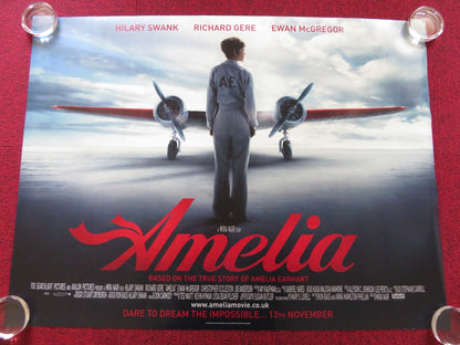 AMELIA UK QUAD (30"x 40") ROLLED POSTER HILARY SWANK RICHARD GERE 2009