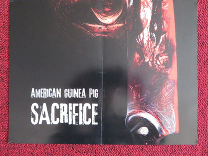 AMERICAN GUINEA PIG: SACRIFICE U.S MINI (17"x 11") POSTER ROBERTO SCORZA 2017