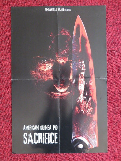 AMERICAN GUINEA PIG: SACRIFICE U.S MINI (17"x 11") POSTER ROBERTO SCORZA 2017