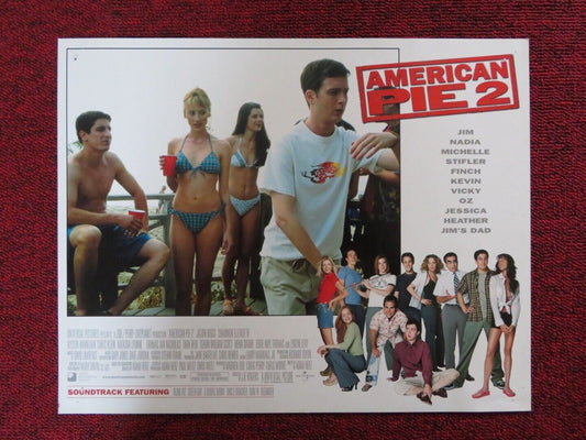 AMERICAN PIE 2 -A US LOBBY CARD EDDIE KAY THOMAS JASON BIGGS 2001