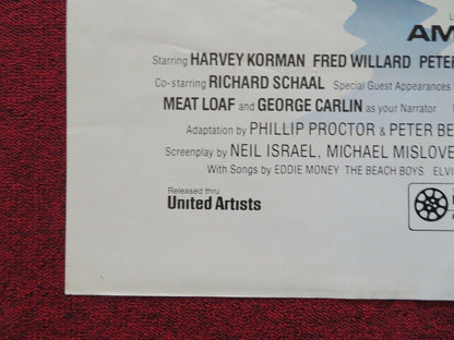 AMERICATHON FOLDED US ONE SHEET POSTER HARVEY KORMAN MEAT LOAF 1979