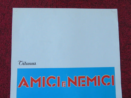 AMICI E NEMICI / Escape to Athena ITALIAN LOCANDINA (27.5"x13") POSTER 1979