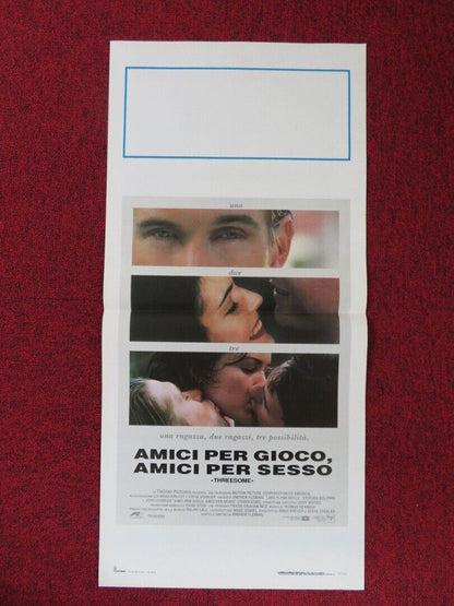 AMICI PER GIOCO AMICI PER SESSO ITALIAN LOCANDINA (27.5"x13") POSTER 1994