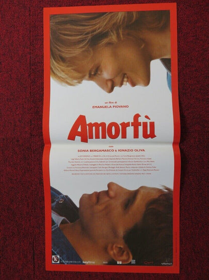 AMORFU  ITALIAN LOCANDINA (25"x12.5") POSTER SONIA BERGAMASCO IGNAZIO OLIVA 2003