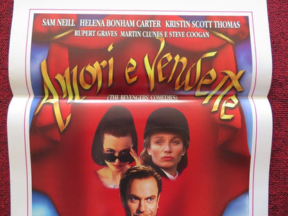 AMORI E VENDETTE ITALIAN LOCANDINA (27.5"x13") POSTER HELENA BONHAM CARTER 1997