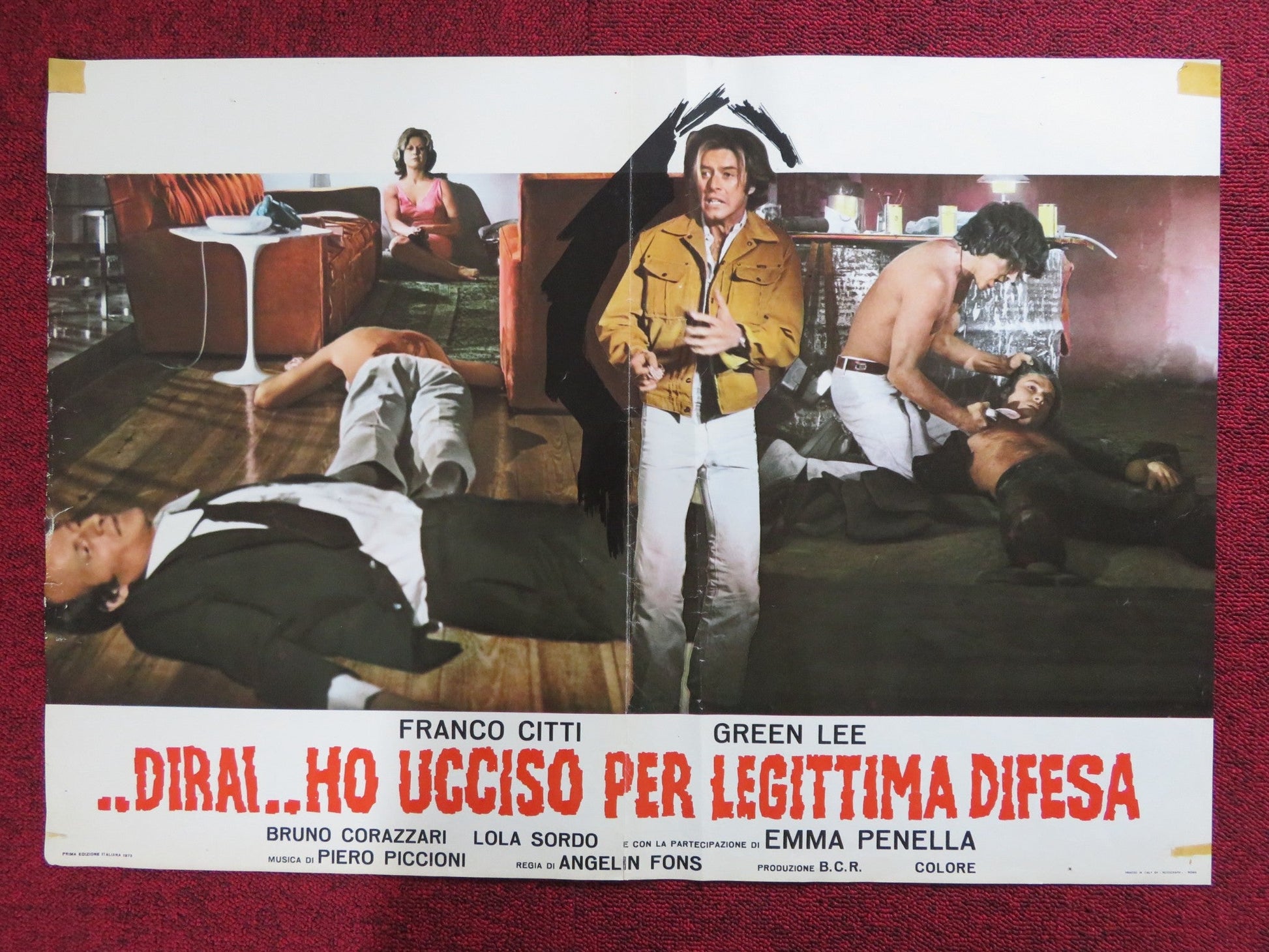 ..DIRAI..HO UCCUSO PER LEGITTIMA DIFESA ITALIAN FOTOBUSTA POSTER F. CITTI 1971 - Rendezvous Cinema