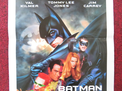 BATMAN FOREVER ITALIAN LOCANDINA POSTER VAL KILMER TOMMY LEE JONES 1995