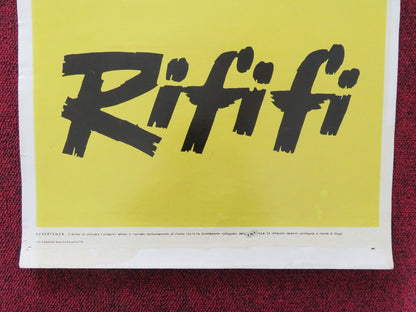 RIFIFI ITALIAN LOCANDINA POSTER JEAN SERVAIS CARL MOHNER 1955