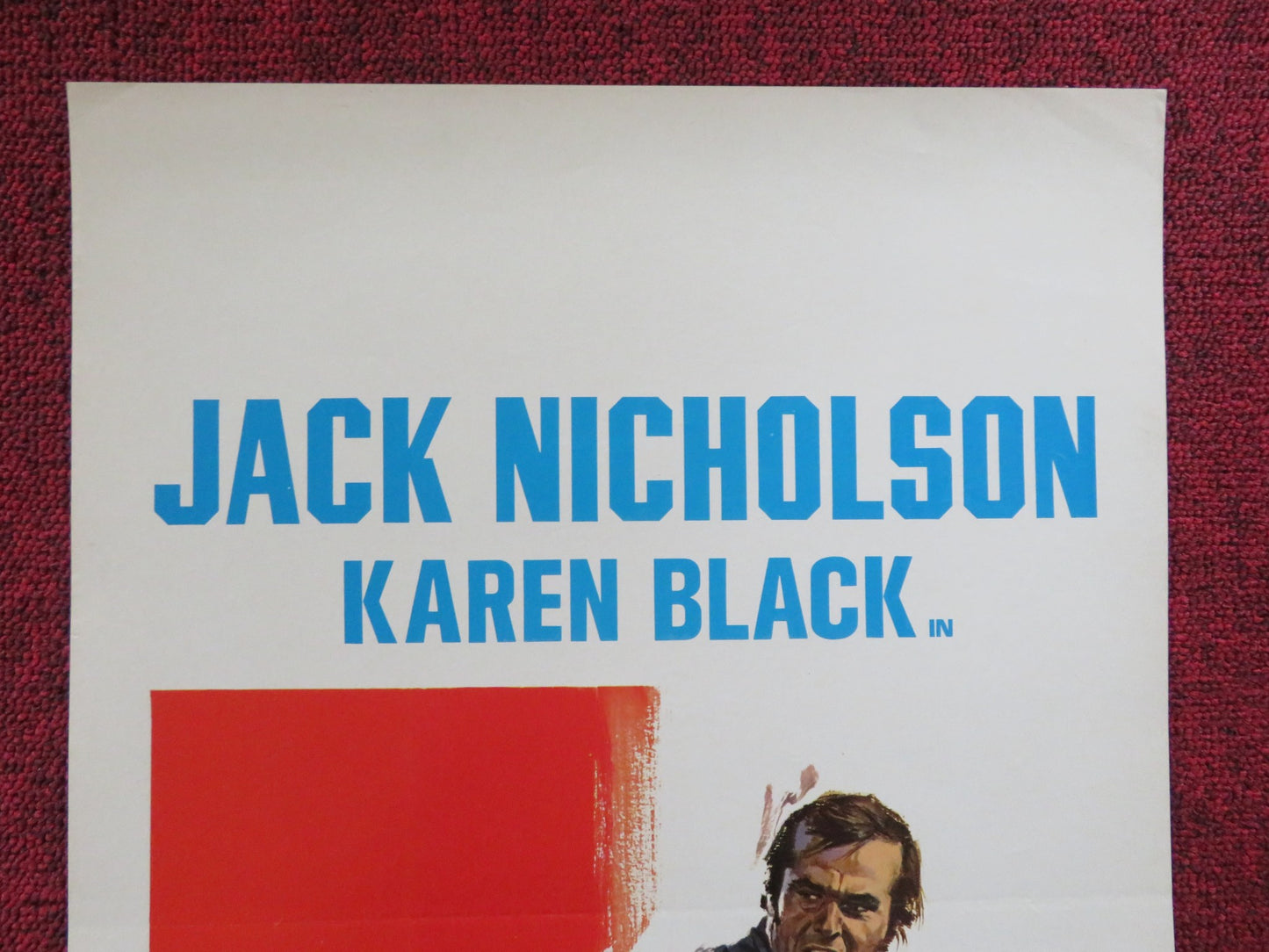 FIVE EASY PIECES ITALIAN LOCANDINA POSTER JACK NICHOLSON KAREN BLACK 1977