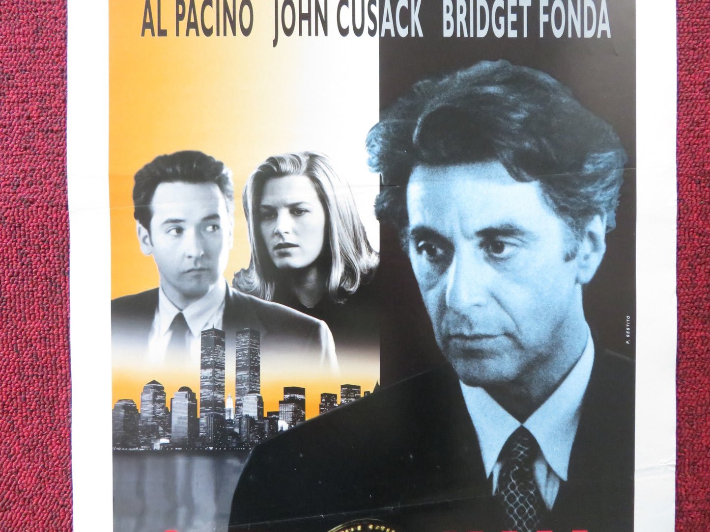 CITY HALL ITALIAN LOCANDINA POSTER AL PACINO JOHN CUSACK 1996