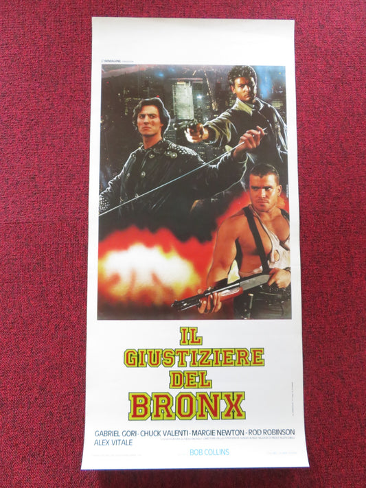 THE BRONX EXECUTIONER ITALIAN LOCANDINA POSTER GABRIEL GORI CHUCK VALENTI 1989