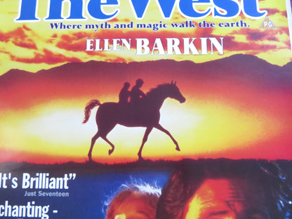 INTO THE WEST VHS VIDEO POSTER ROLLED GABRIEL BYRNE ELLEN BARKIN 1992