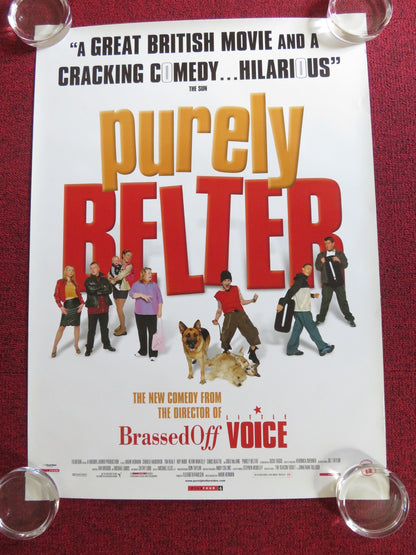 PURELY BELTER VHS VIDEO POSTER ROLLED CHRIS BEATTIE GREG MCLANE 2000