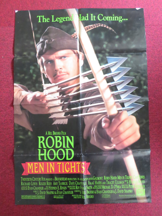 ROBIN HOOD MEN IN TIGHTS FOLDED US ONE SHEET POSTER CARY ELWES R. LEWIS 1993