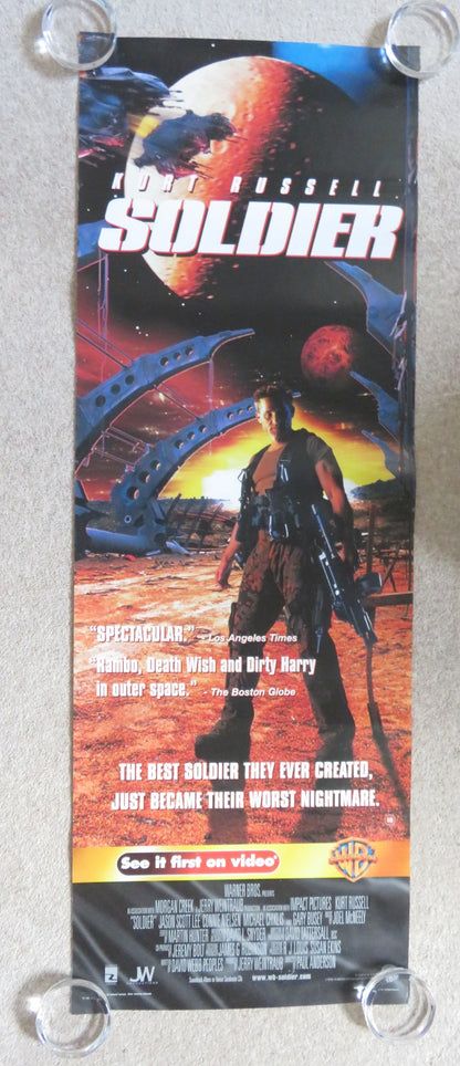 SOLDIER VHS VIDEO POSTER KURT RUSSELL JASON SCOTT LEE 1998