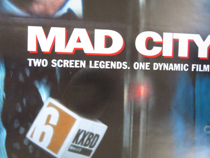 MAD CITY VHS VIDEO POSTER JOHN TRAVOLTA DUSTIN HOFFMAN 1997