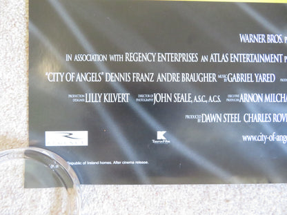 CITY OF ANGELS VHS VIDEO POSTER NICOLAS CAGE MEG RYAN 1998