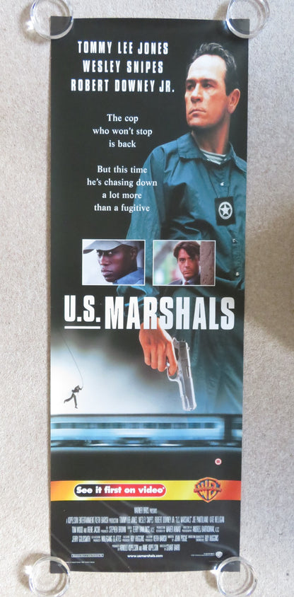 U.S. MARSHALS VHS VIDEO POSTER TOMMY LEE JONES WESLEY SNIPES 1998