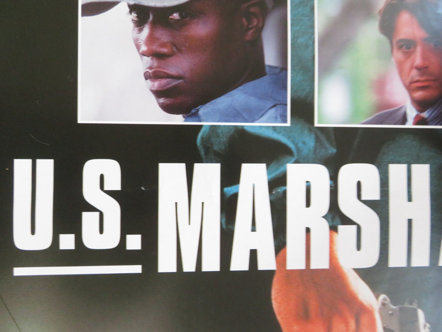 U.S. MARSHALS VHS VIDEO POSTER TOMMY LEE JONES WESLEY SNIPES 1998