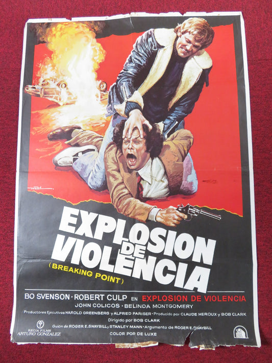 BREAKING POINT SPANISH POSTER BO SVENSON ROBERT CULP 1980