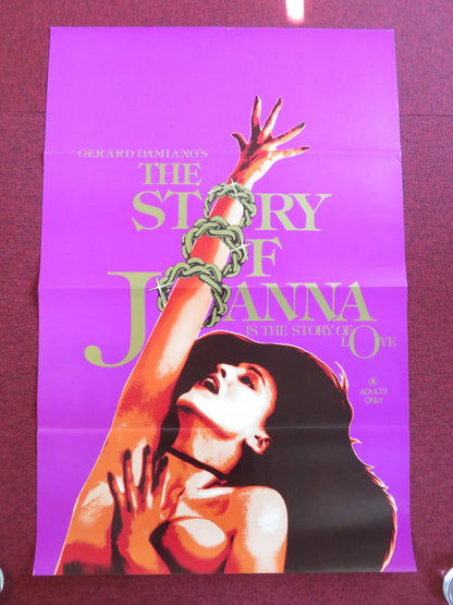 THE STORY OF JOANNA US TRI FOLDED ONE SHEET ROLLED POSTER TERRI HALL 1975