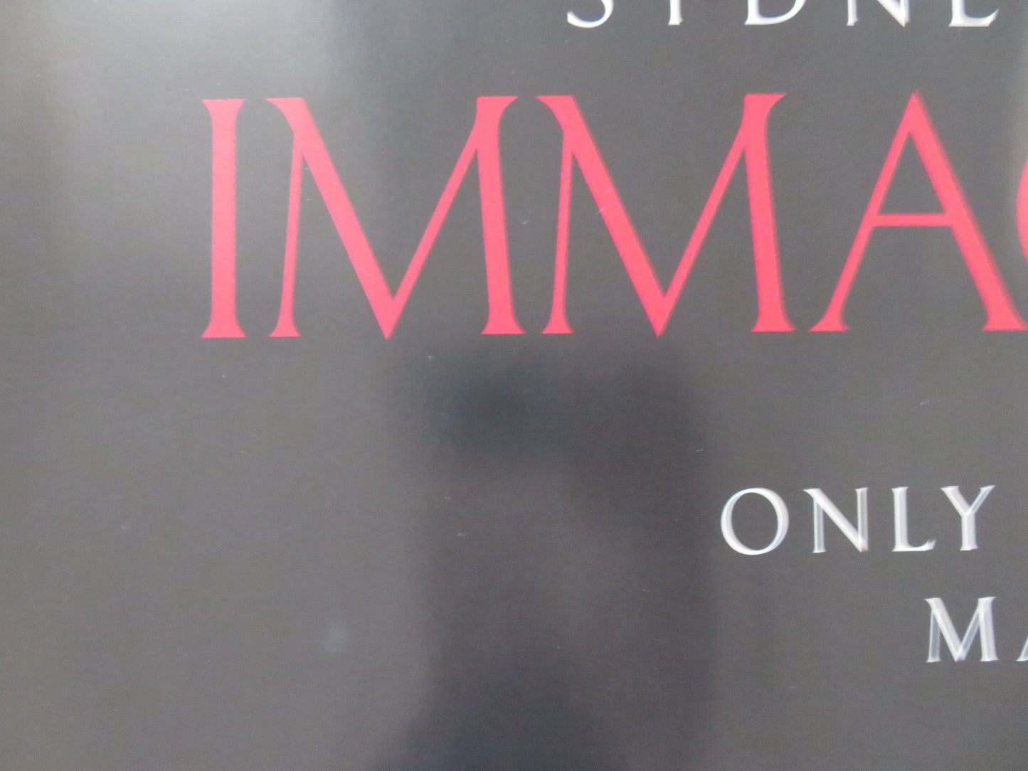 IMMACULATE UK QUAD ROLLED POSTER SYDNEY SWEENEY ALVARO MORTE 2024