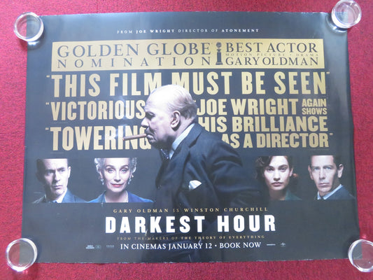 DARKEST HOUR - C UK QUAD ROLLED POSTER GARY OLDMAN KRISTIN SCOTT THOMAS 2017