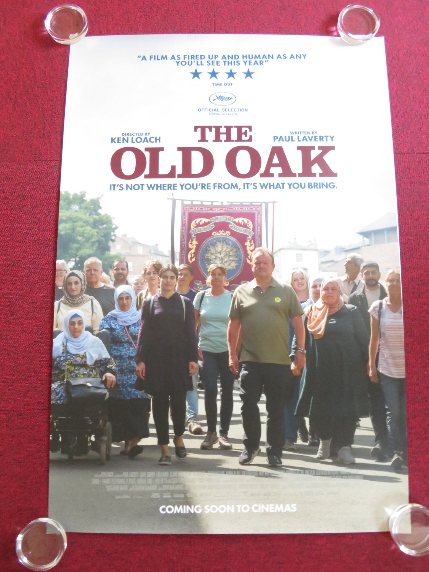 THE OLD OAK UK ONE SHEET ROLLED POSTER KEN LOACH  DAVE TURNER EBLA MARI 2023