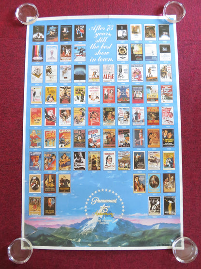 PARAMOUNT 75TH ANNIVERSARY POSTER ROLLED 1987