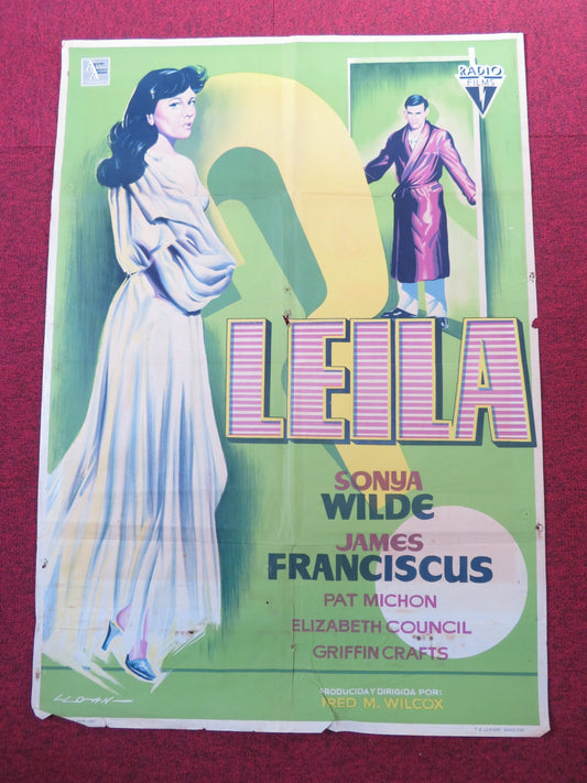 I PASSED FOR WHITE SPANISH POSTER SONYA WILDE JAMES FRANCISCUS 1960