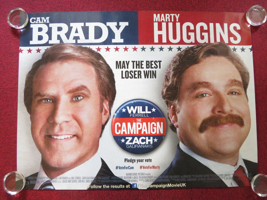 THE CAMPAIGN UK QUAD ROLLED POSTER WILL FERRELL ZACH GALIFIANAKIS 2012