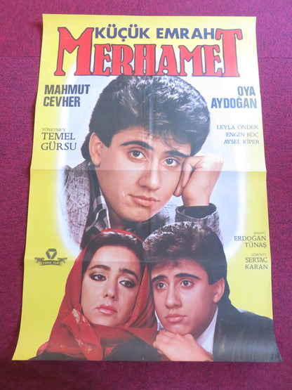 MERHAMET TURKISH POSTER ROLLED EMRAH OYA AYDOGAN MAHMUT CEVHER 1986