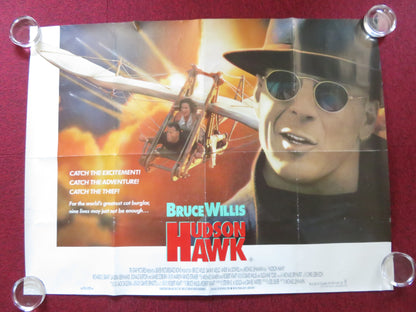 HUDSON HAWK UK QUAD ROLLED POSTER BRUCE WILLIS ANDIE MACDOWELL 1991