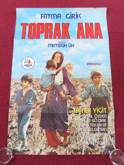 TOPRAK ANA TURKISH POSTER ROLLED FATMA GIRIK TAMER YIGIT 1973