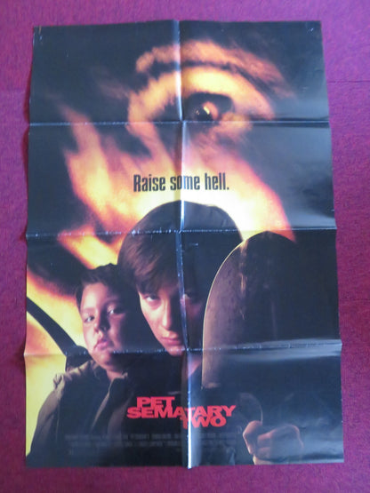 PET SEMATARY TWO - B  FOLDED US ONE SHEET POSTER EDWARD FURLONG A. EDWARDS 1992