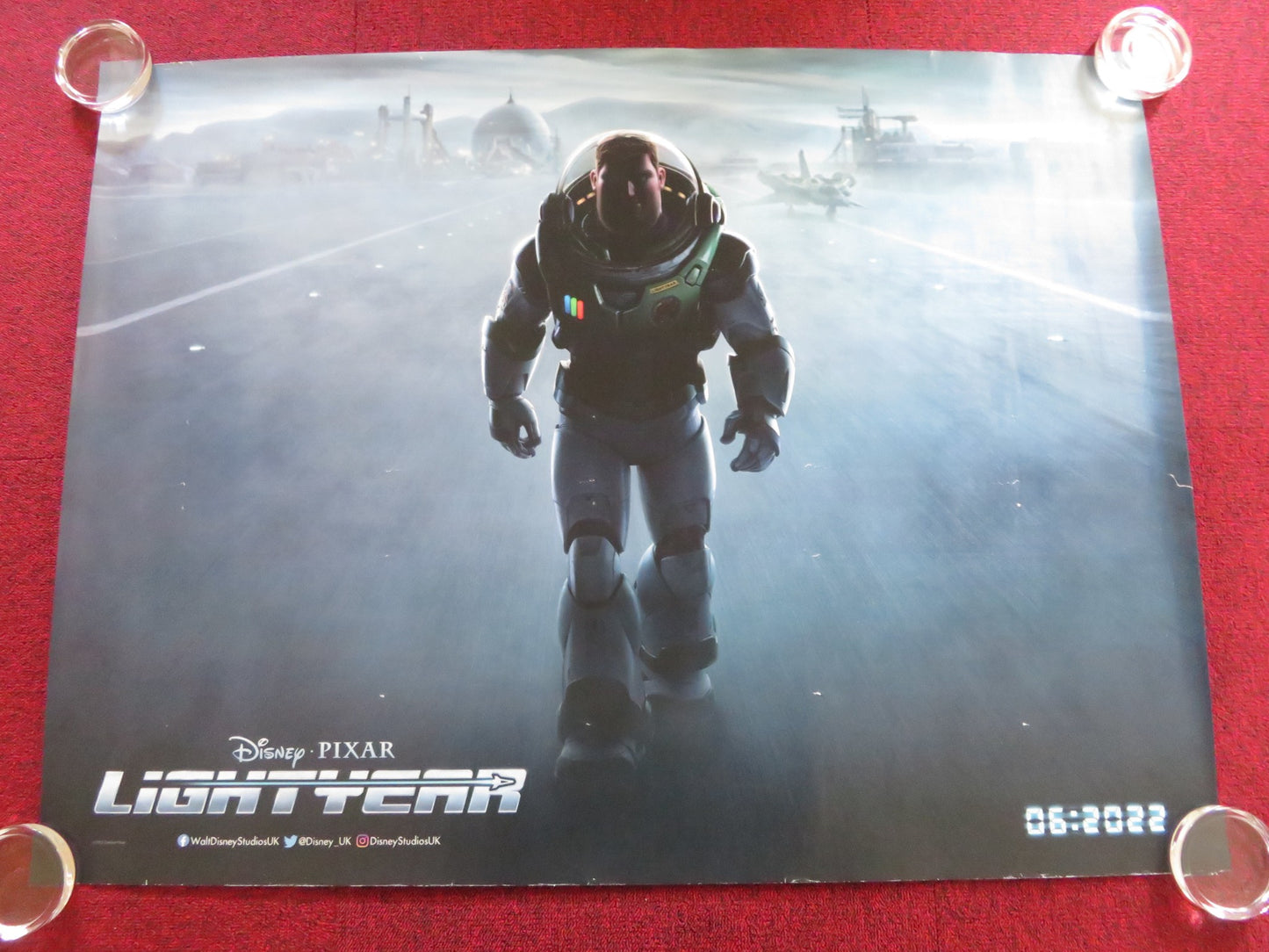 LIGHTYEAR UK QUAD ROLLED POSTER DISNEY CHRIS EVANS 2022