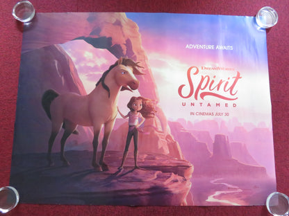 SPIRIT UNTAMED UK QUAD ROLLED POSTER ISABELA MERCED MARSAI MARTIN 2021