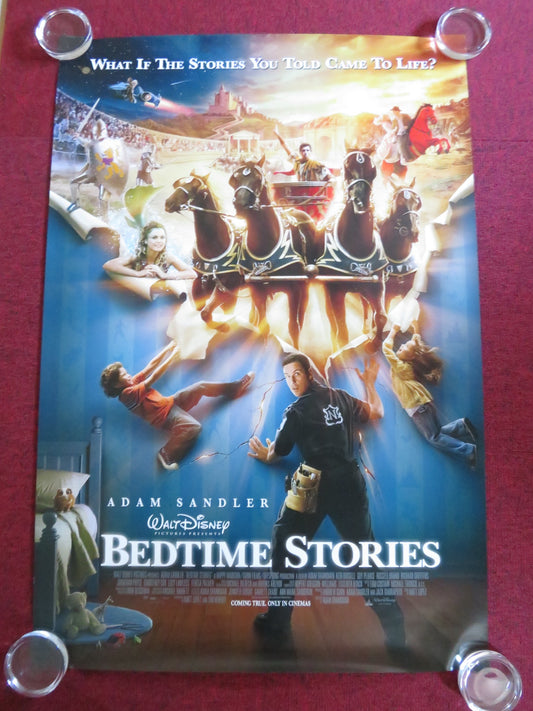 BEDTIME STORIES US ONE SHEET ROLLED POSTER DISNEY ADAM SANDLER GUY PEARCE 2008