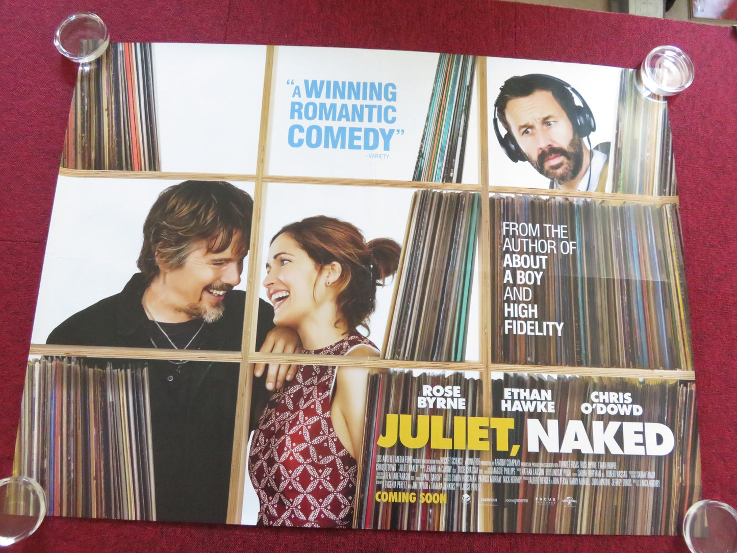 JULIET, NAKED UK QUAD ROLLED POSTER CHRIS O'DOWD ROSE BYRNE 2018