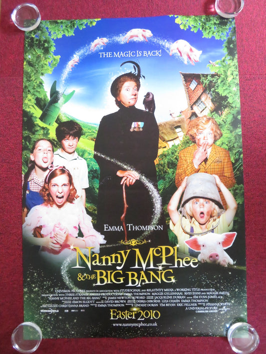 NANNY MCPHEE AND THE BIG BANG US ONE SHEET ROLLED POSTER EMMA THOMPSON 2010