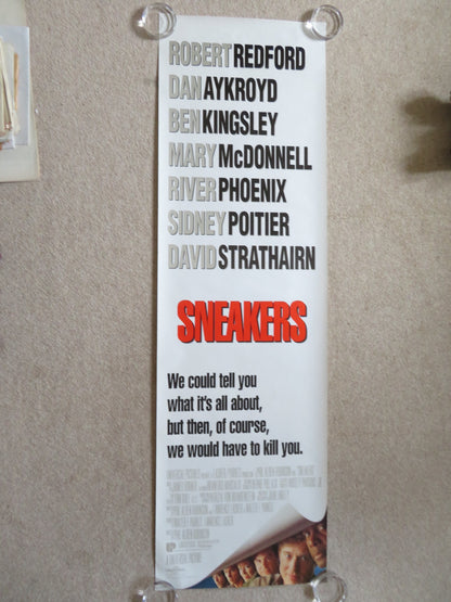 SNEAKERS - A  DOOR PANEL POSTER ROLLED ROBERT REDFORD DAN AYKROYD 1992