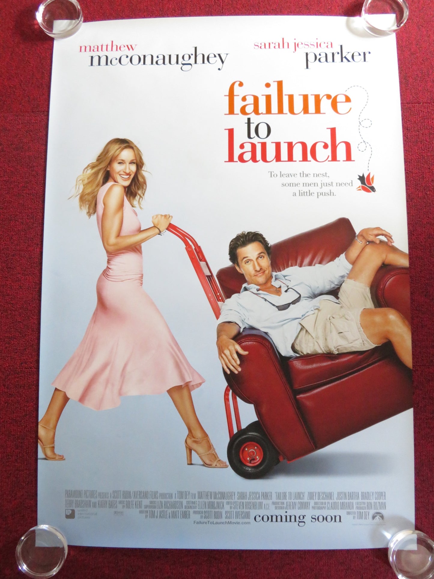 FAILURE TO LAUNCH - B US ONE SHEET ROLLED POSTER MATTHEW MCONAUGHEY 2006