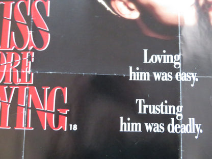 A KISS BEFORE DYING UK QUAD ROLLED POSTER MATT DILLON SEAN YOUNG 1991